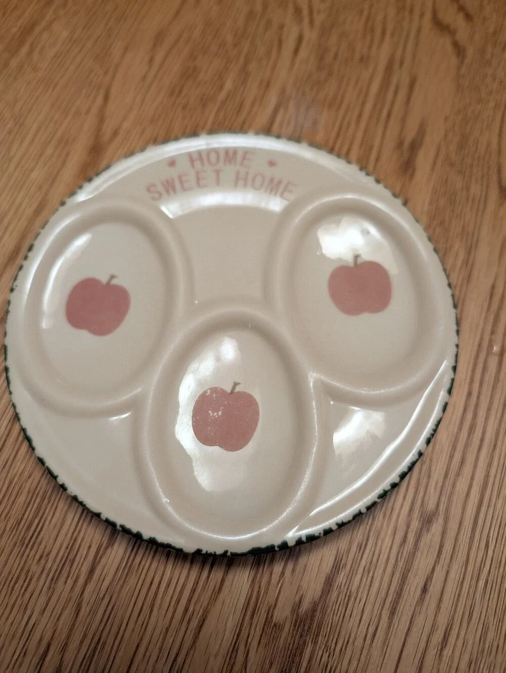 Apple spoon rest home sweet home country chic cottage granny kitchen farm 80/90s